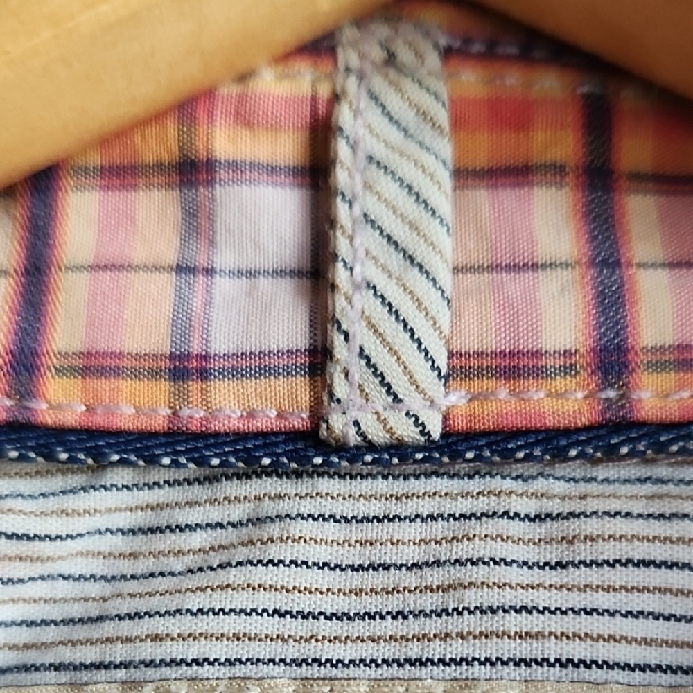 Tommy‎ Bahama Men's Orange Plaid Shirt | Sz: Med - Picture 3 of 16